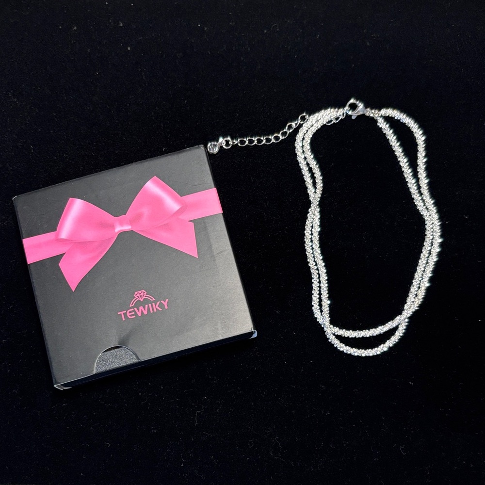 Silver Double-Strand Anklet